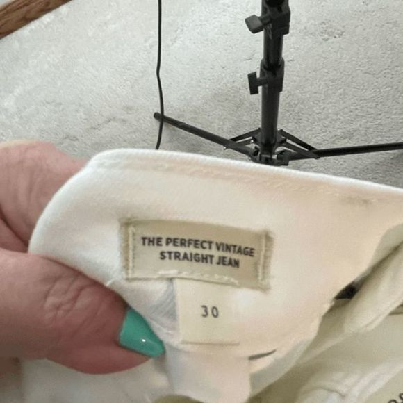 Madewell White The Perfect‎ Vintage Straight Jeans - Picture 2 of 5